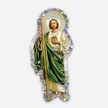 Load image into Gallery viewer, San Judas Tadeo Glitter Sticker