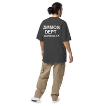 Load image into Gallery viewer, Zimmos Dept. Oversized T-shirt Black