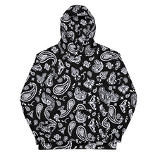 Load image into Gallery viewer, Black Bandana Hoodie