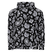 Load image into Gallery viewer, Black Bandana Hoodie