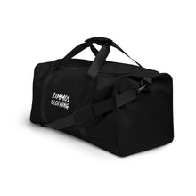Load image into Gallery viewer, Zimmos Clothing Black Duffle Bag