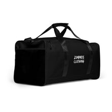 Load image into Gallery viewer, Zimmos Clothing Black Duffle Bag