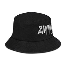 Load image into Gallery viewer, Denim Bucket Hat with Embroidered Logo
