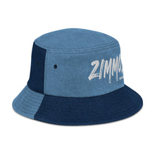 Load image into Gallery viewer, Denim Bucket Hat with Embroidered Logo