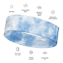 Load image into Gallery viewer, Tie Dye Blue Headband