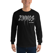 Load image into Gallery viewer, Men’s Long Sleeve Shirt Gray Print