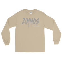 Load image into Gallery viewer, Men’s Long Sleeve Shirt Gray Print