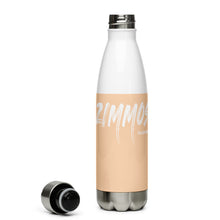 Load image into Gallery viewer, Stainless Steel Water Bottle Apricot and White