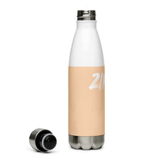 Load image into Gallery viewer, Stainless Steel Water Bottle Apricot and White
