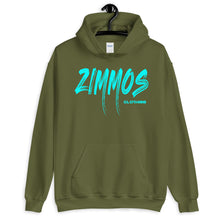 Load image into Gallery viewer, Turquoise Print Hoodie
