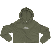 Load image into Gallery viewer, Woman’s Crop Hoodie with Center Logo