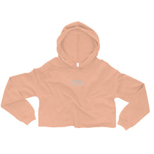 Load image into Gallery viewer, Woman’s Crop Hoodie with Center Logo