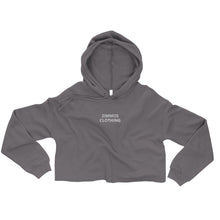 Load image into Gallery viewer, Woman’s Crop Hoodie with Center Logo