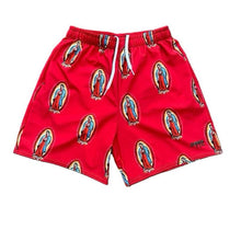 Load image into Gallery viewer, Virgen De Guadalupe Shorts Red
