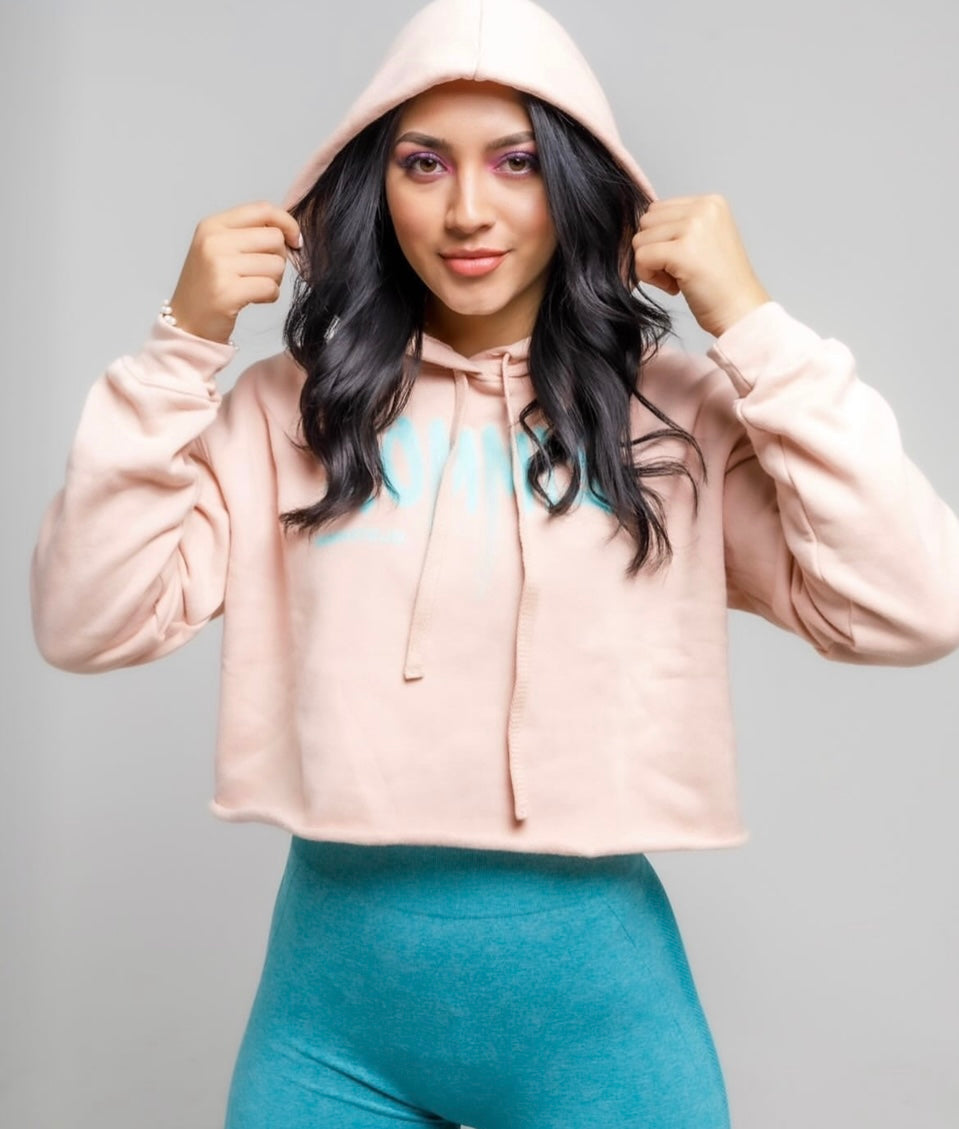 Let fashion take over your wardrobe with this great statement piece. The trendy raw hem and matching drawstrings means that this hoodie is bound to become a true favorite.