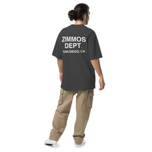 Load image into Gallery viewer, Zimmos Dept. Oversized T-shirt Black
