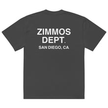 Load image into Gallery viewer, Zimmos Dept. Oversized T-shirt Black
