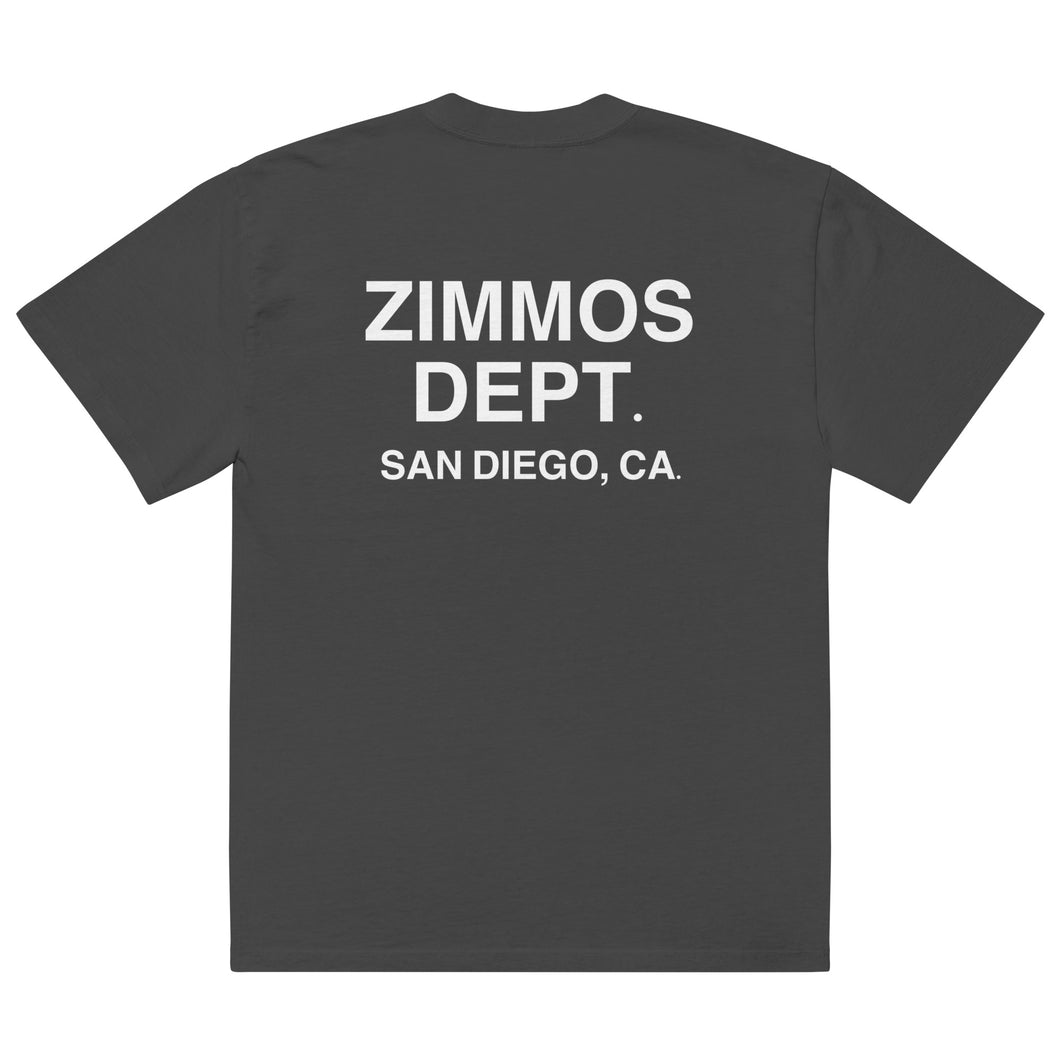 Zimmos Dept. Oversized T-shirt Black