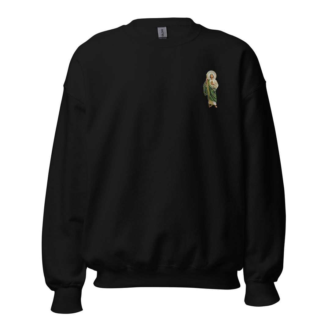 San Judas Tadeo Embroidered Sweatshirt