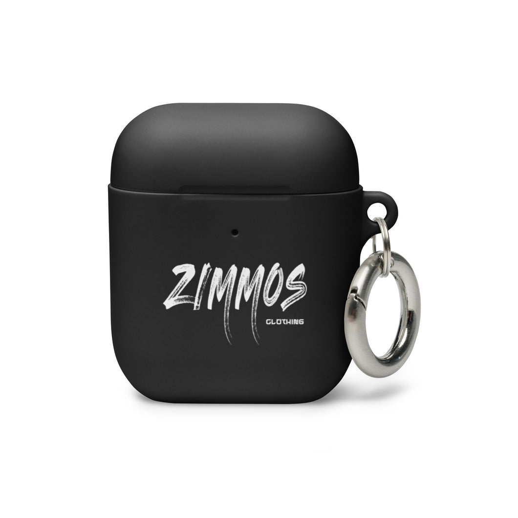 White Print AirPods Case