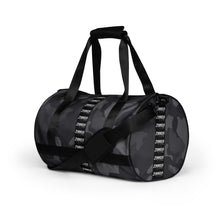 Load image into Gallery viewer, Black Camo Gym Bag by Zimmos Clothing
